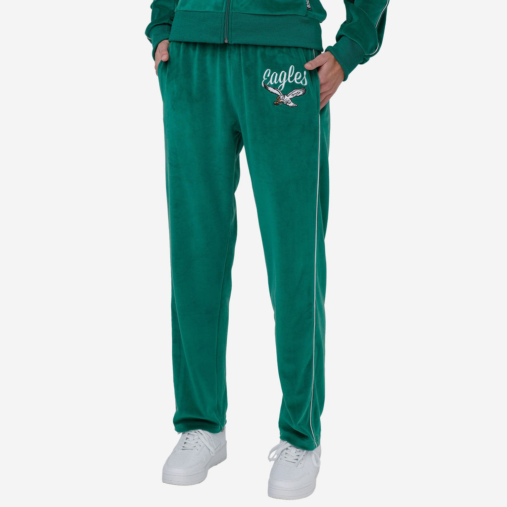 Philadelphia Eagles Womens Kelly Green Velour Pants FOCO S - FOCO.com