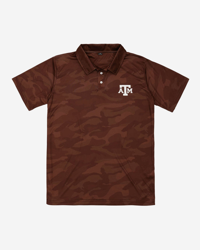 Texas A&M Aggies Color Camo Polyester Polo FOCO - FOCO.com