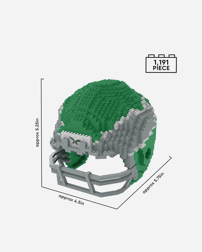 Philadelphia Eagles BRXLZ Kelly Green Helmet FOCO - FOCO.com