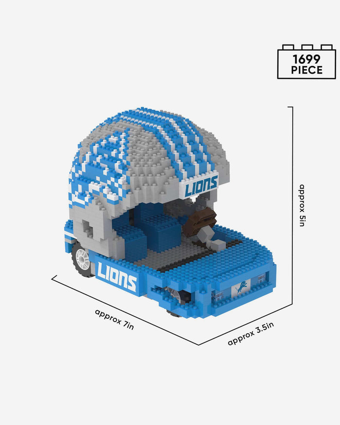Detroit Lions BRXLZ Helmet Cart FOCO - FOCO.com