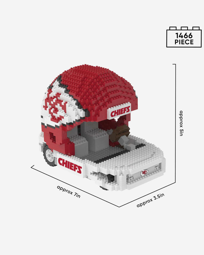 Kansas City Chiefs BRXLZ Helmet Cart FOCO - FOCO.com