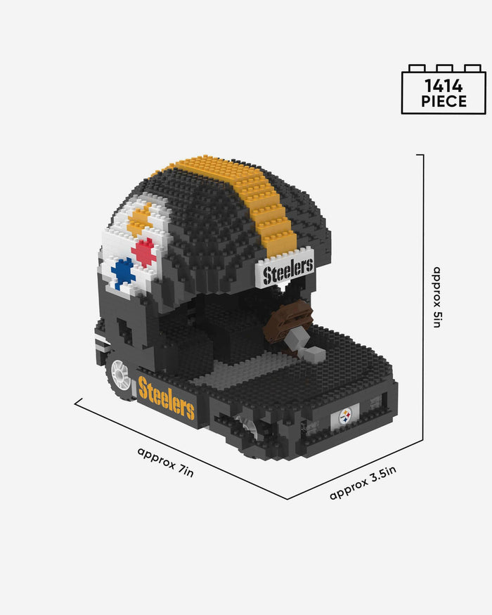 Pittsburgh Steelers BRXLZ Helmet Cart FOCO - FOCO.com