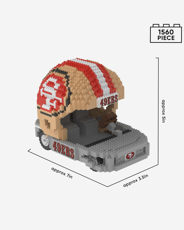 San Francisco 49ers BRXLZ Helmet Cart FOCO - FOCO.com