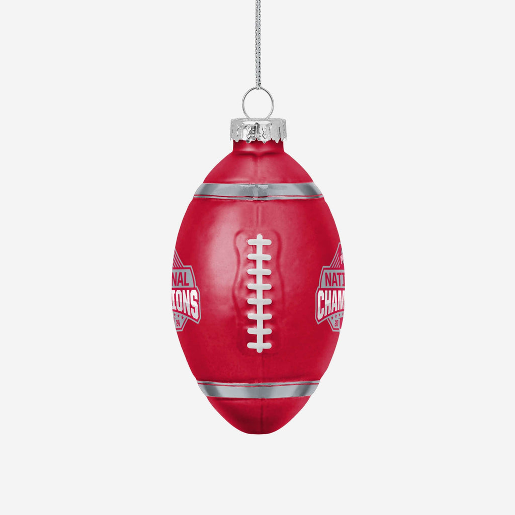 Ohio State Buckeyes 2024 Football National Champions Football Ornament FOCO - FOCO.com