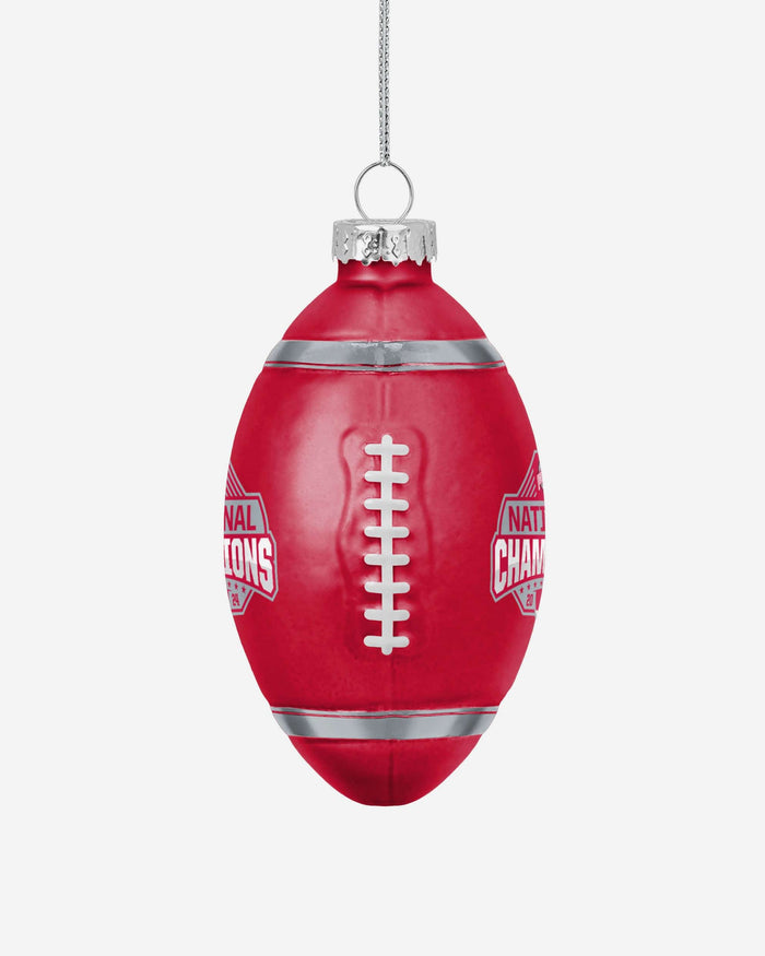 Ohio State Buckeyes 2024 Football National Champions Football Ornament FOCO - FOCO.com