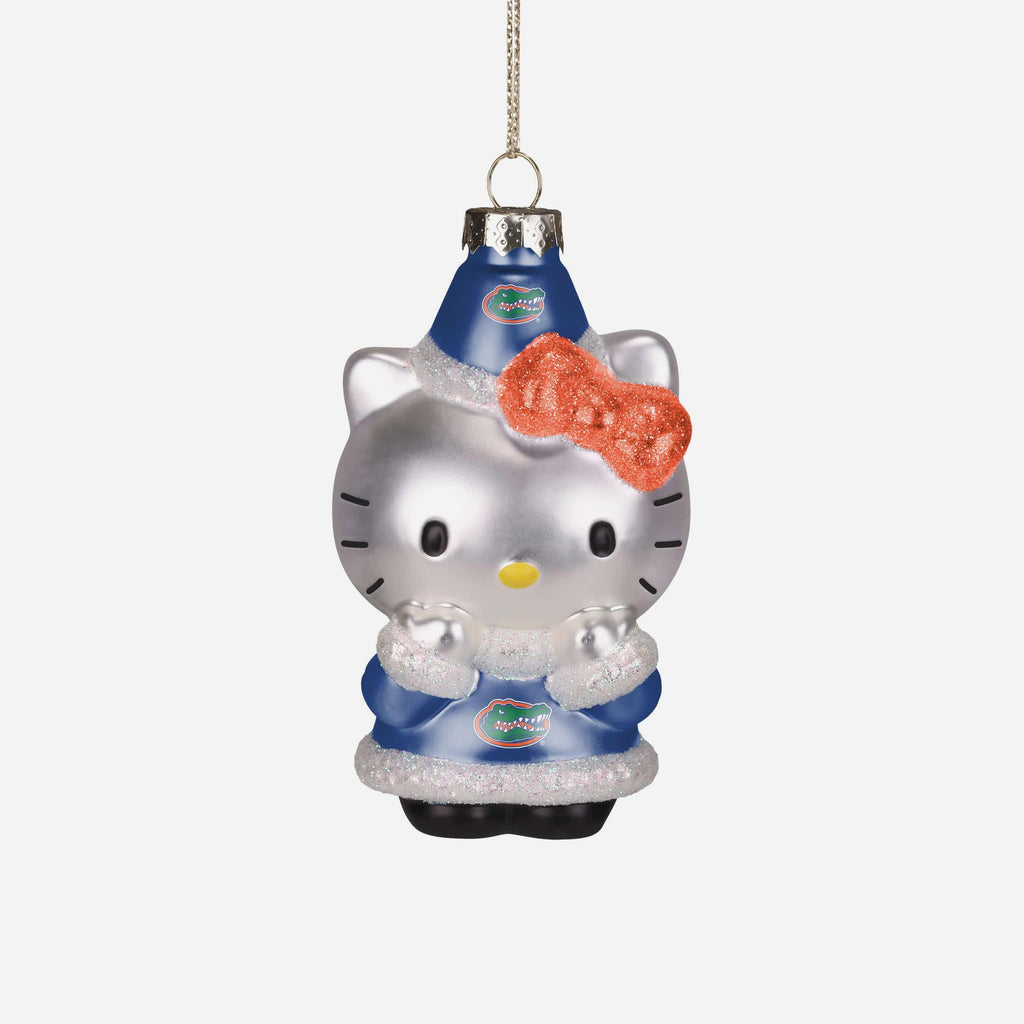 Florida Gators Hello Kitty® Glitter Ornament FOCO - FOCO.com
