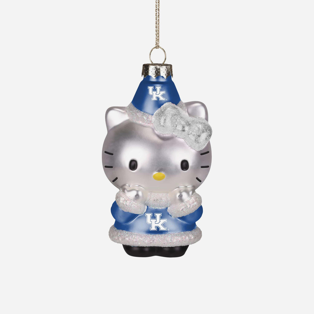 Kentucky Wildcats Hello Kitty® Glitter Ornament FOCO - FOCO.com