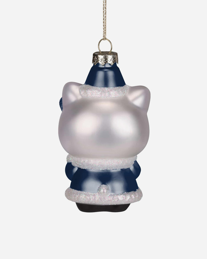 Michigan Wolverines Hello Kitty® Glitter Ornament FOCO - FOCO.com