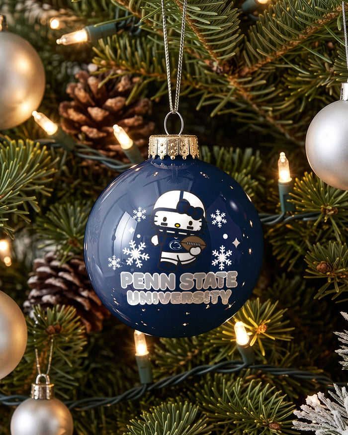 Penn State Nittany Lions Hello Kitty® Glass Ball Ornament FOCO - FOCO.com
