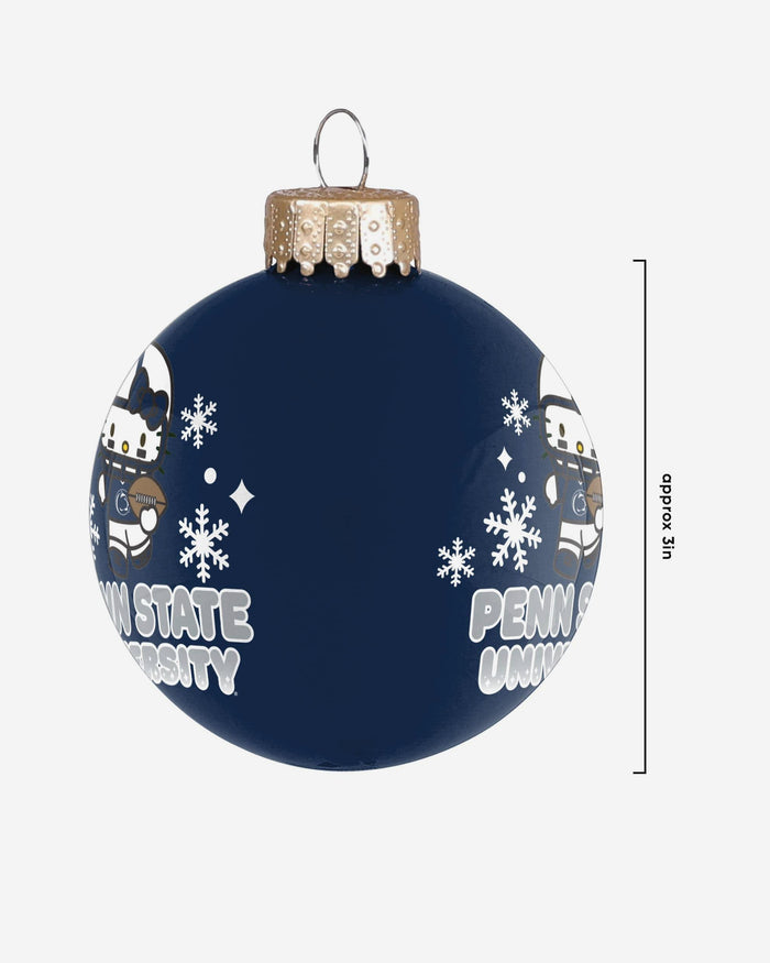 Penn State Nittany Lions Hello Kitty® Glass Ball Ornament FOCO - FOCO.com