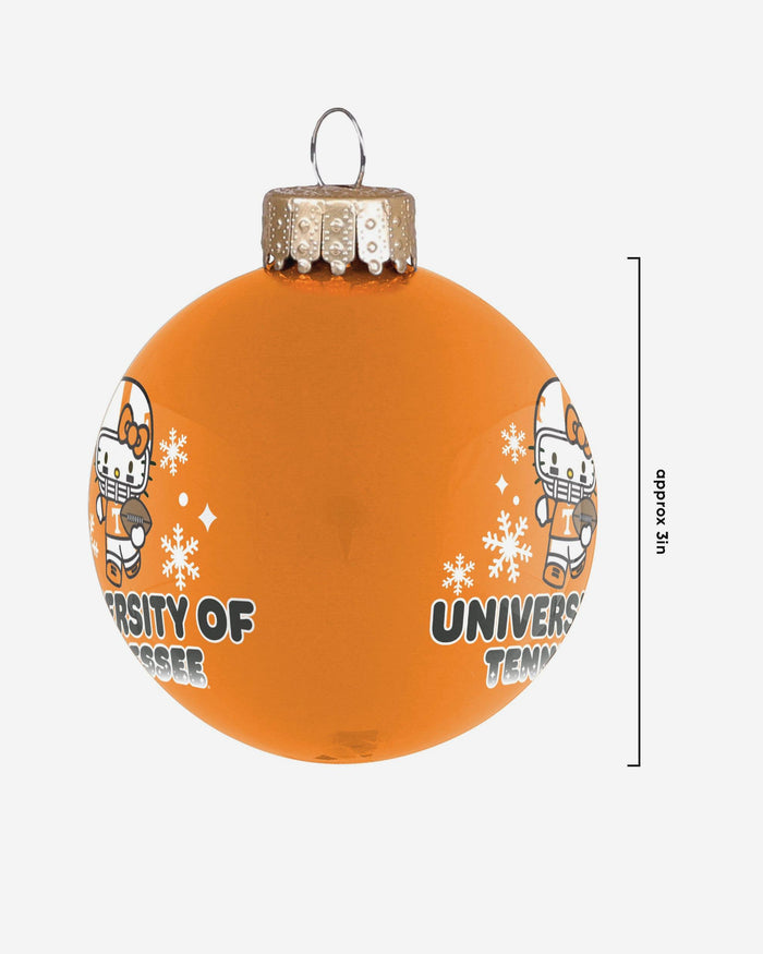 Tennessee Volunteers Hello Kitty® Glass Ball Ornament