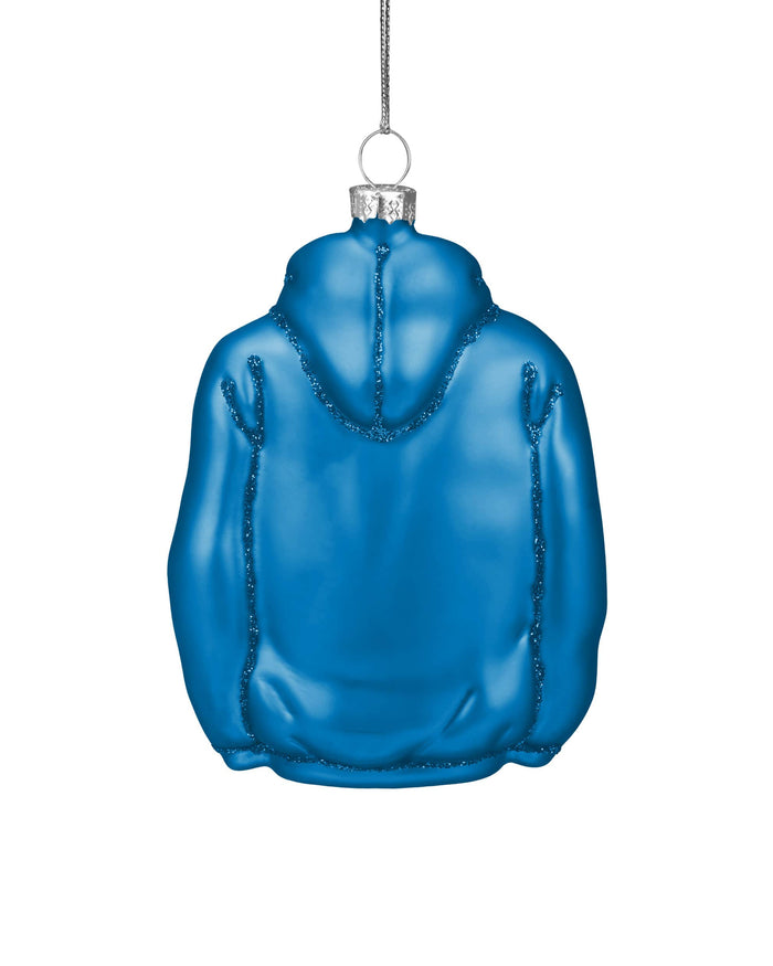 Detroit Lions Glitter Hoodie Ornament FOCO - FOCO.com
