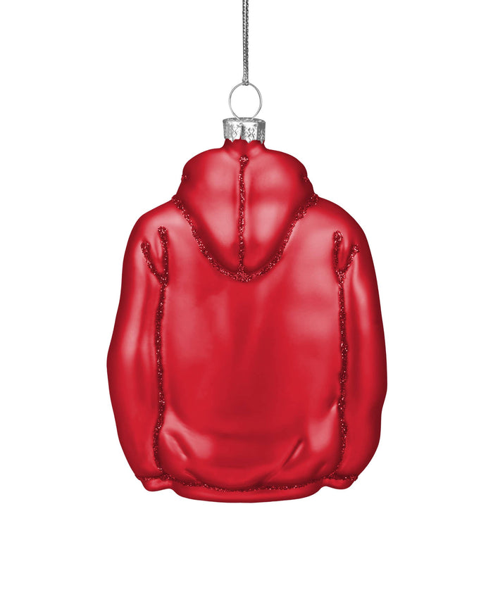 Kansas City Chiefs Glitter Hoodie Ornament FOCO - FOCO.com