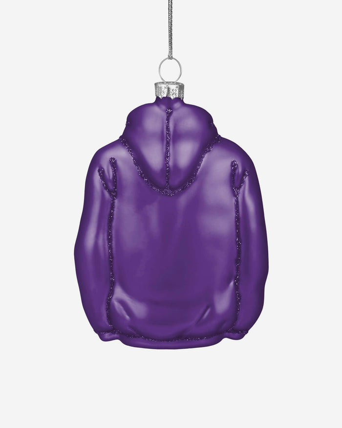 Minnesota Vikings Glitter Hoodie Ornament FOCO - FOCO.com