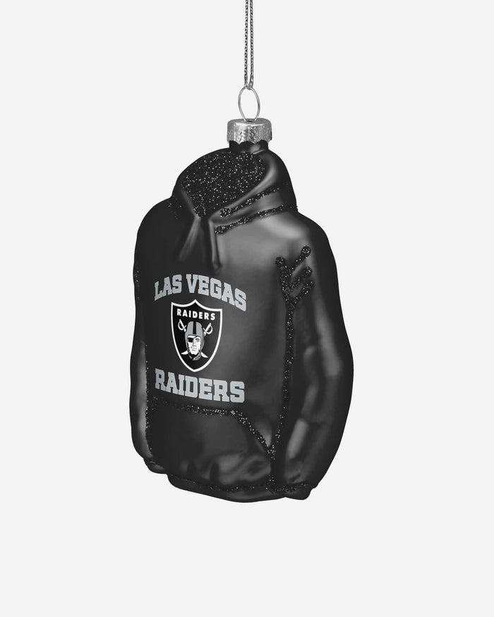 Las Vegas Raiders Glitter Hoodie Ornament FOCO - FOCO.com