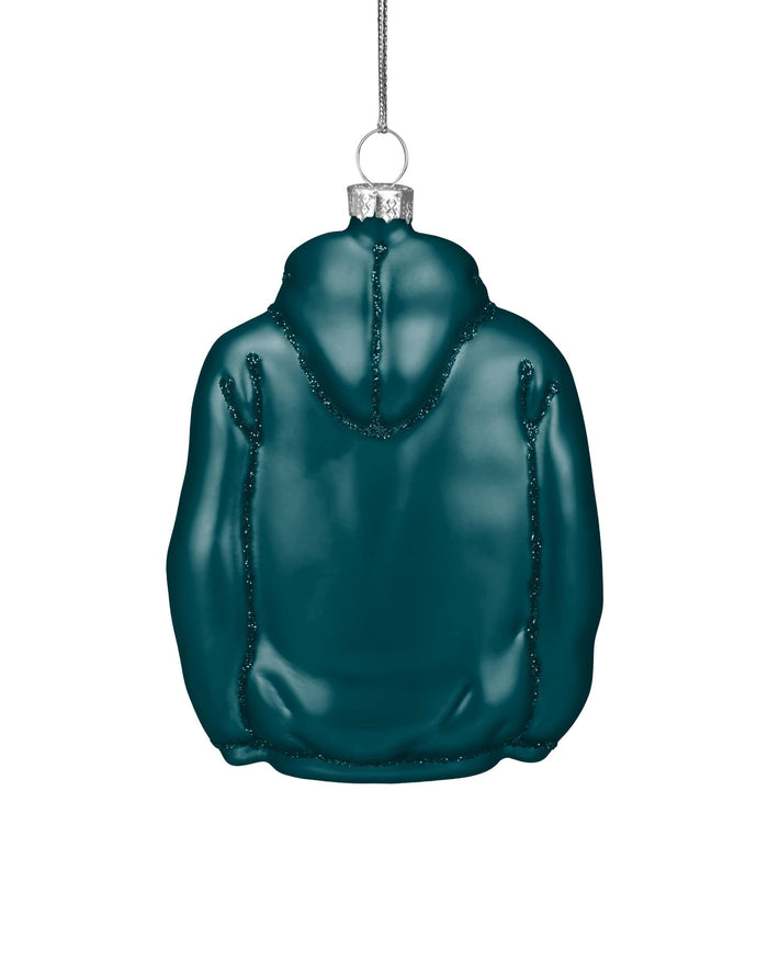 Philadelphia Eagles Glitter Hoodie Ornament FOCO - FOCO.com