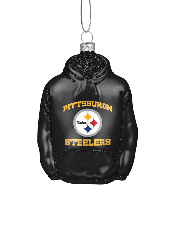 Pittsburgh Steelers Glitter Hoodie Ornament FOCO - FOCO.com