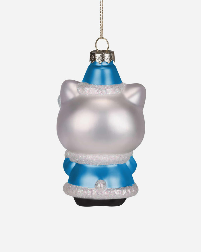 Detroit Lions Hello Kitty® Glitter Ornament FOCO - FOCO.com