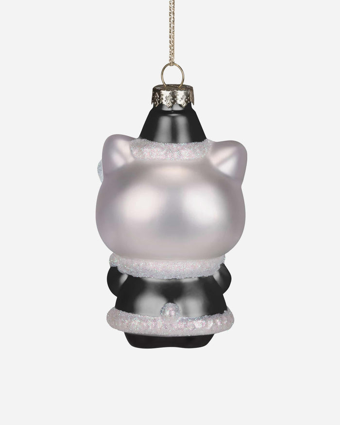 Las Vegas Raiders Hello Kitty® Glitter Ornament FOCO - FOCO.com