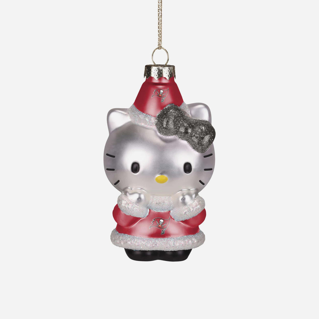 Tampa Bay Buccaneers Hello Kitty® Glitter Ornament FOCO - FOCO.com