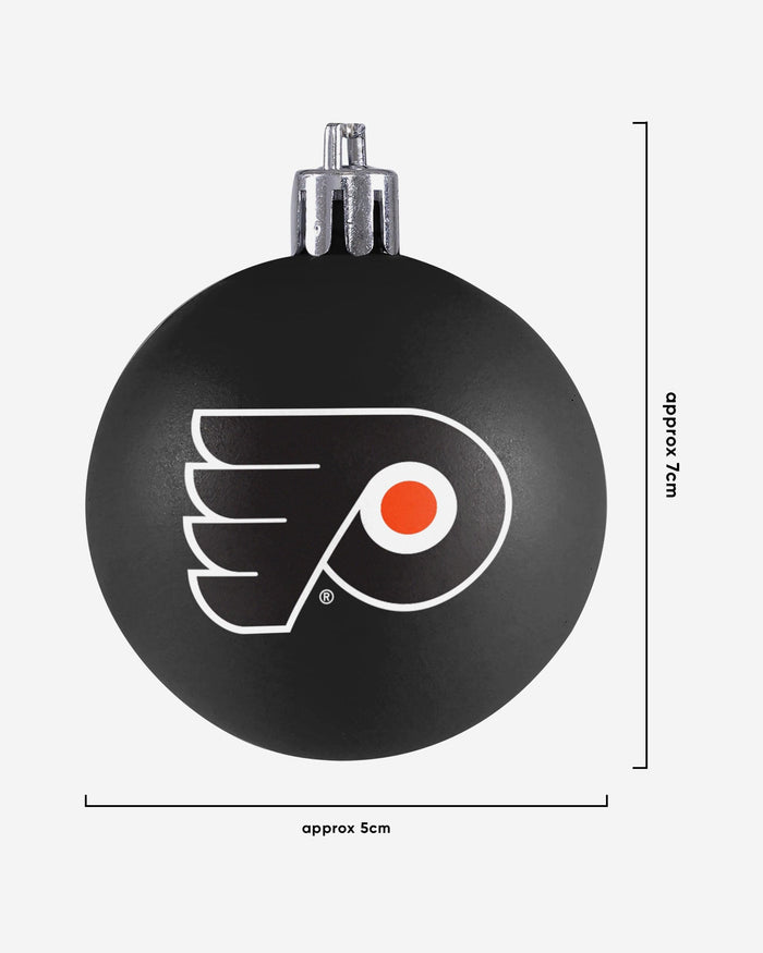 Philadelphia Flyers 12 Pack Ball Ornament Set FOCO - FOCO.com