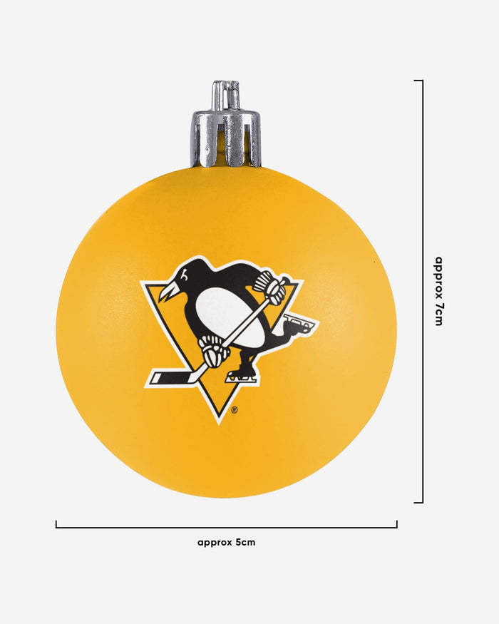 Pittsburgh Penguins 12 Pack Ball Ornament Set Foco - FOCO.com