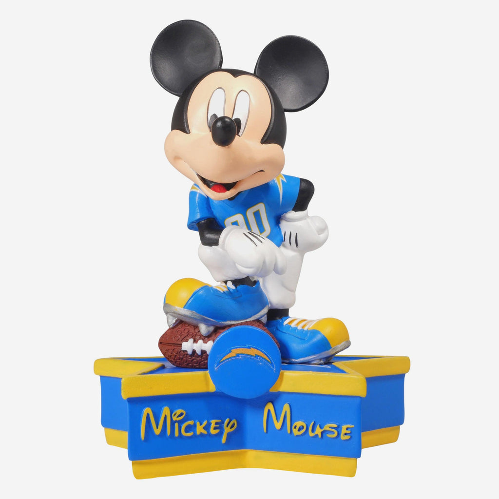 Los Angeles Chargers Disney Mickey Mouse Uniform Figurine FOCO - FOCO.com
