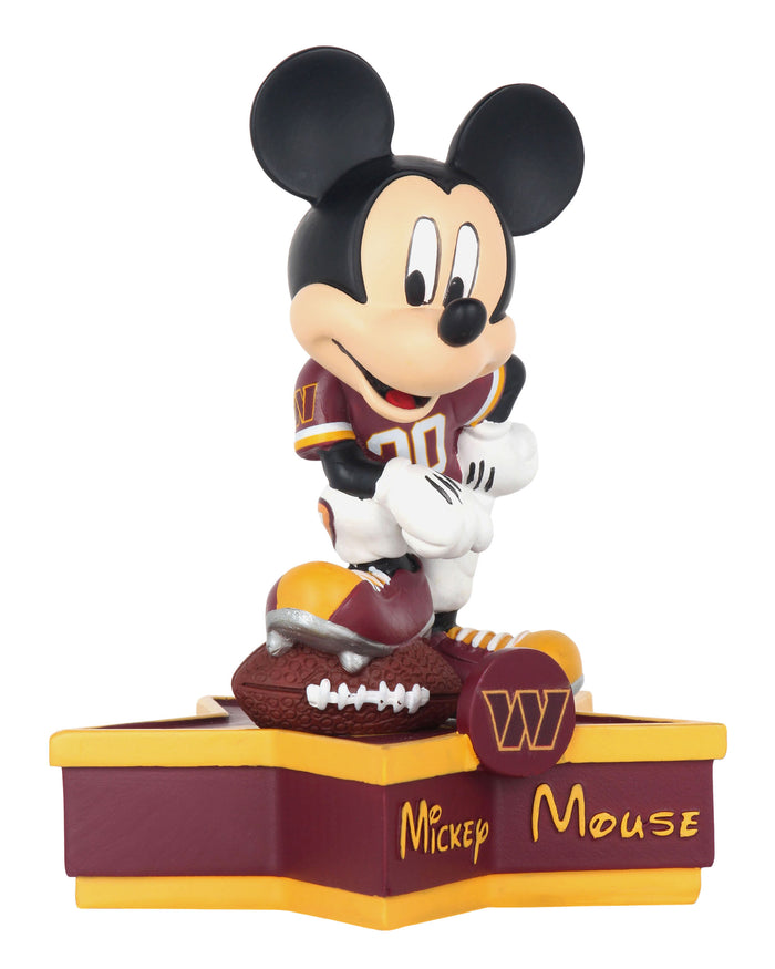 Washington Commanders Disney Mickey Mouse Uniform Figurine FOCO - FOCO.com