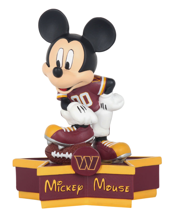 Washington Commanders Disney Mickey Mouse Uniform Figurine FOCO - FOCO.com