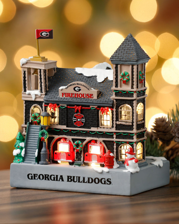 Georgia Bulldogs Light Up Resin Team Firehouse FOCO - FOCO.com