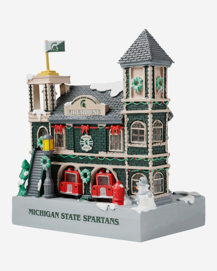 Michigan State Spartans Light Up Resin Team Firehouse FOCO - FOCO.com