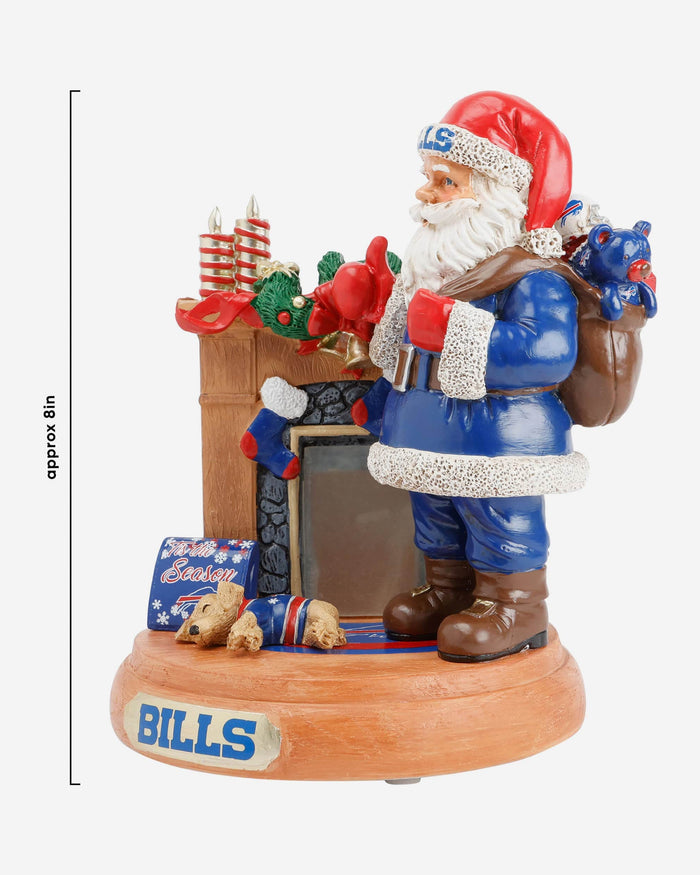 Buffalo Bills Santa Fireplace Figurine FOCO - FOCO.com