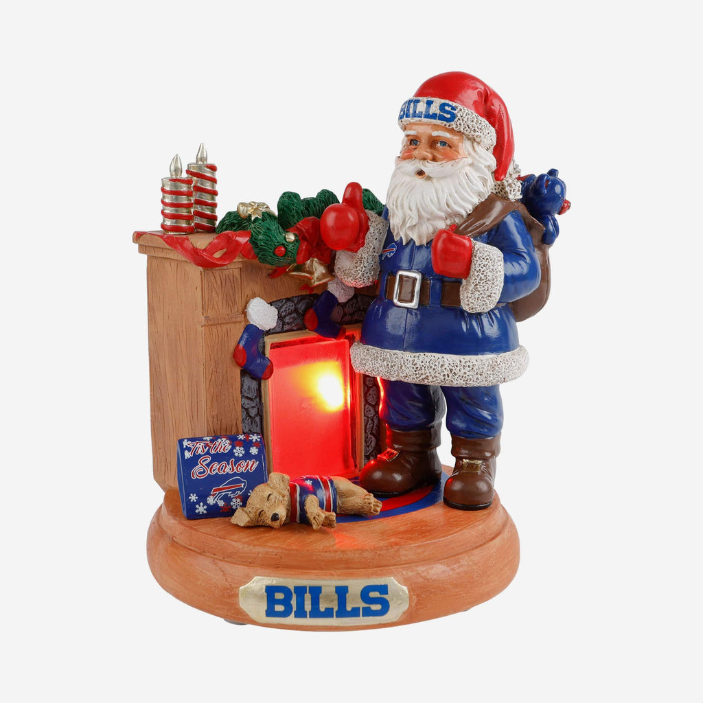 Buffalo Bills Santa Fireplace Figurine FOCO - FOCO.com