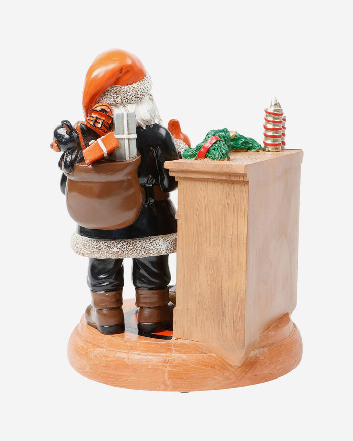 Cincinnati Bengals Santa Fireplace Figurine FOCO - FOCO.com