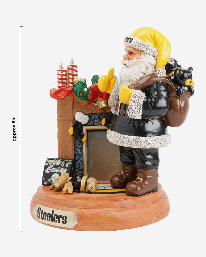 Pittsburgh Steelers Santa Fireplace Figurine FOCO - FOCO.com