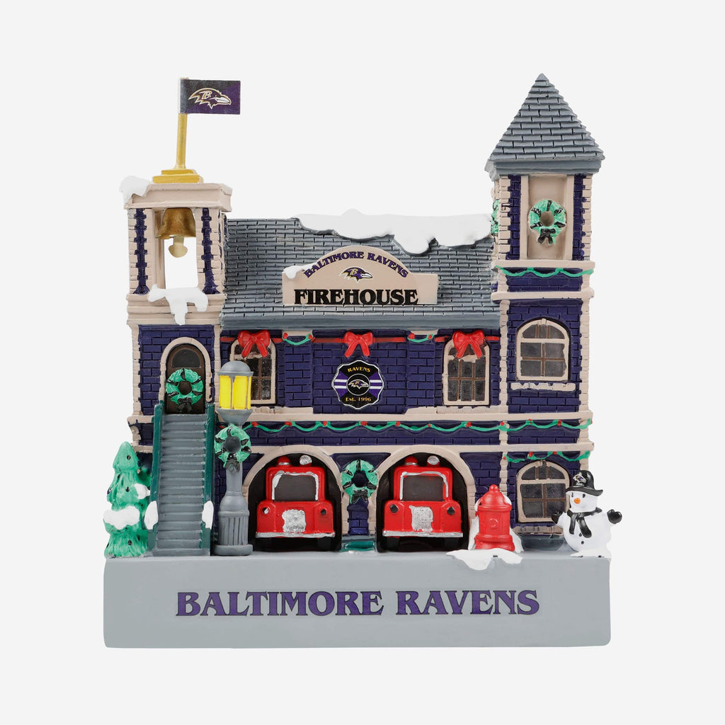 Baltimore Ravens Light Up Resin Team Firehouse FOCO - FOCO.com