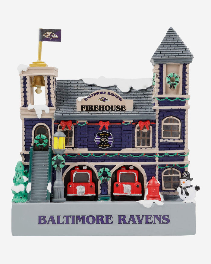 Baltimore Ravens Light Up Resin Team Firehouse FOCO - FOCO.com