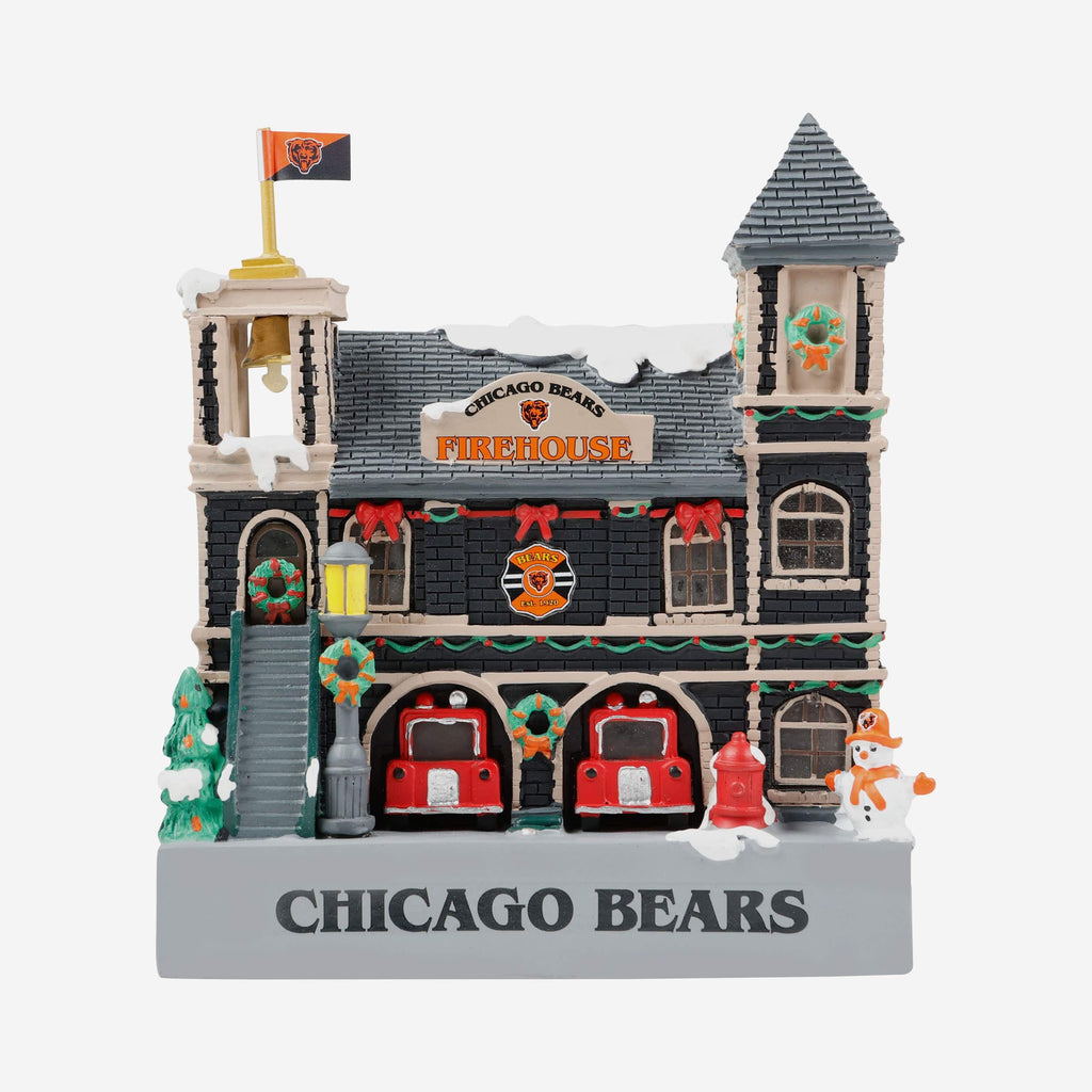 Chicago Bears Light Up Resin Team Firehouse FOCO - FOCO.com