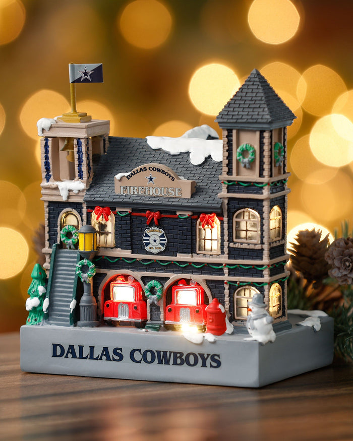 Dallas Cowboys Light Up Resin Team Firehouse FOCO - FOCO.com