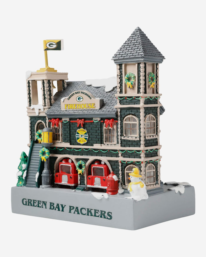 Green Bay Packers Light Up Resin Team Firehouse FOCO - FOCO.com