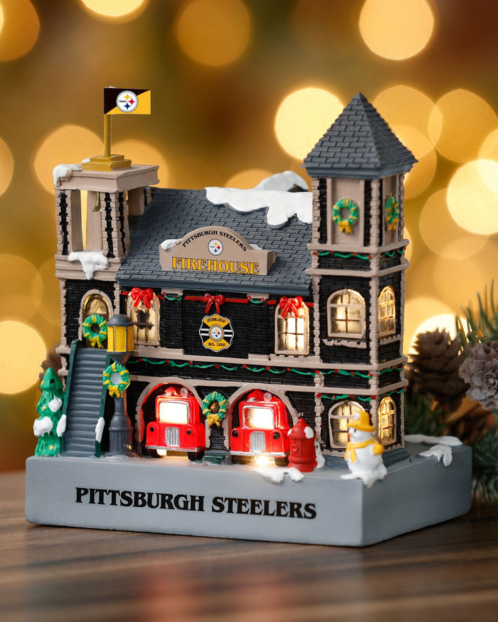 Pittsburgh Steelers Light Up Resin Team Firehouse FOCO - FOCO.com