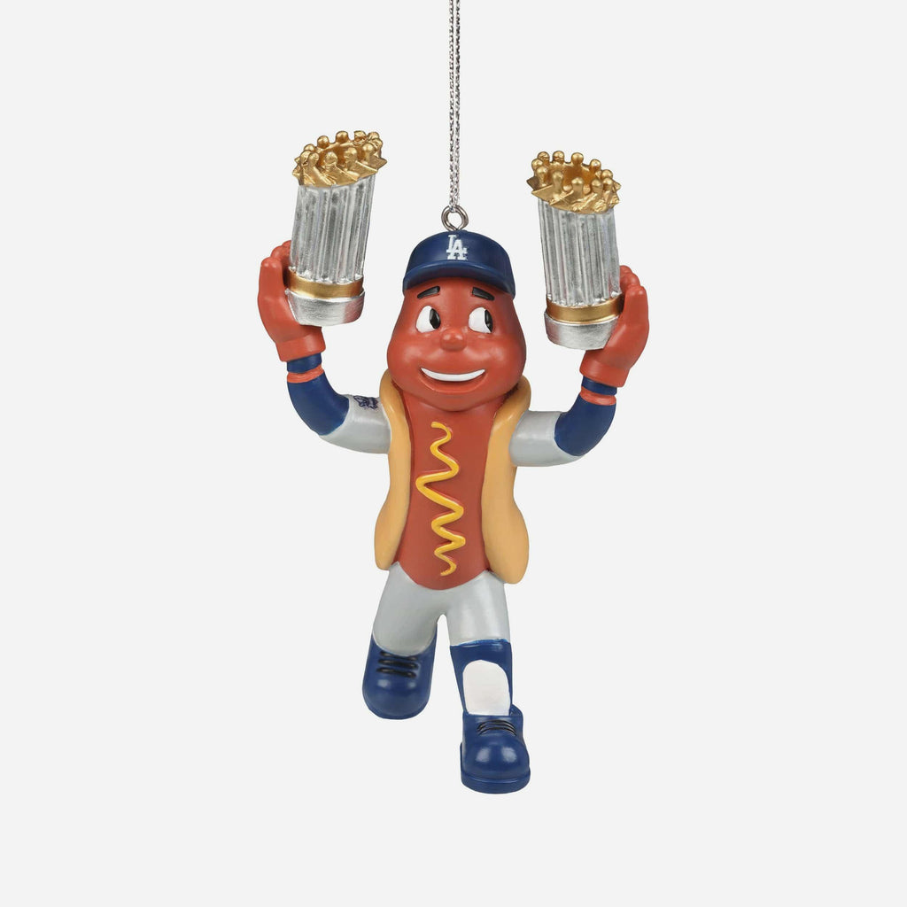 Los Angeles Dodgers 2025 Back To Back World Series Champions Mascot Resin Ornament FOCO - FOCO.com