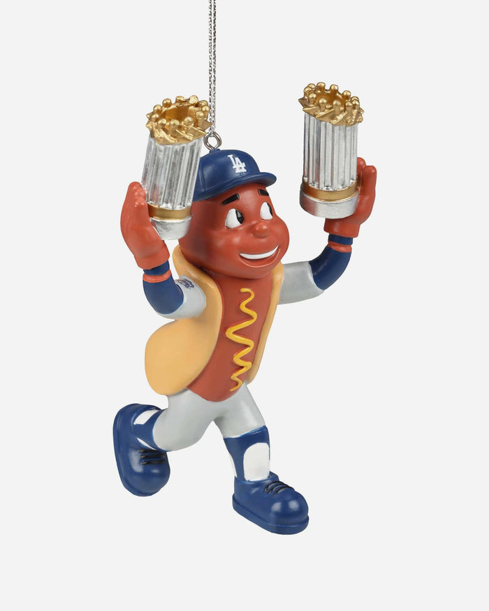 Los Angeles Dodgers 2025 Back To Back World Series Champions Mascot Resin Ornament FOCO - FOCO.com