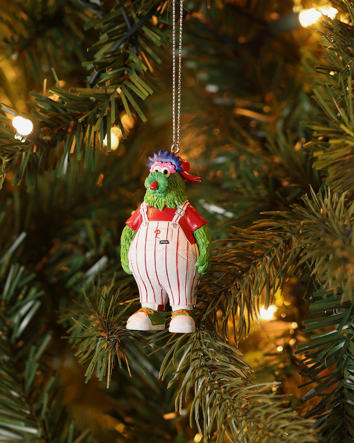 Phillie Phanatic Philadelphia Phillies Bib Overalls Mini Mascot Ornament FOCO - FOCO.com