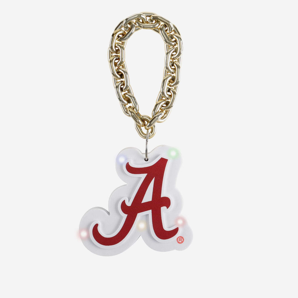 Alabama Crimson Tide Big Logo Light Up Chain Ornament FOCO - FOCO.com