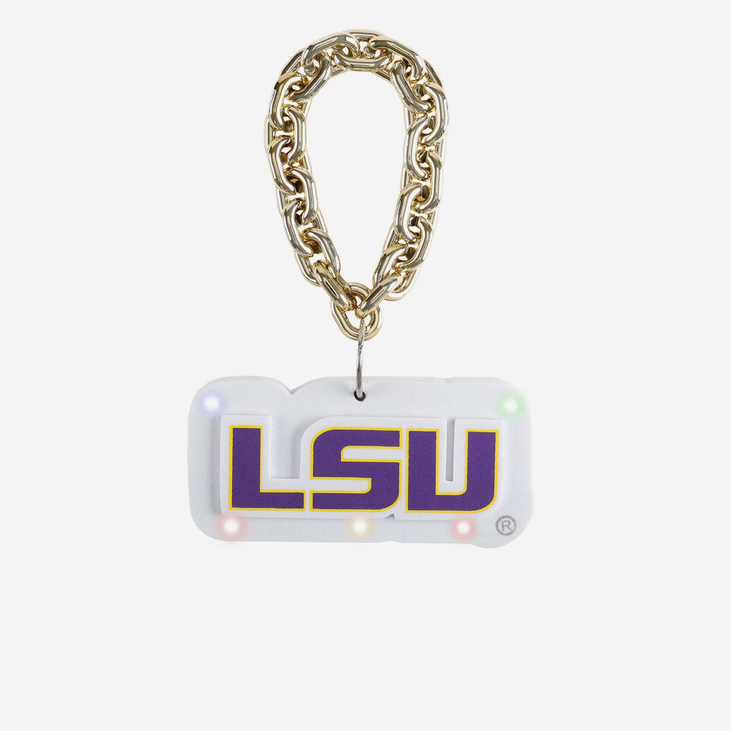 LSU Tigers Big Logo Light Up Chain Ornament FOCO - FOCO.com