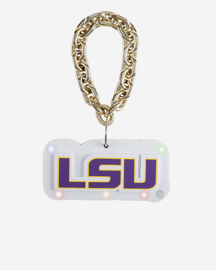 LSU Tigers Big Logo Light Up Chain Ornament FOCO - FOCO.com