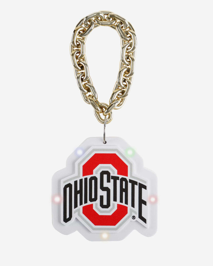 Ohio State Buckeyes Big Logo Light Up Chain Ornament FOCO - FOCO.com