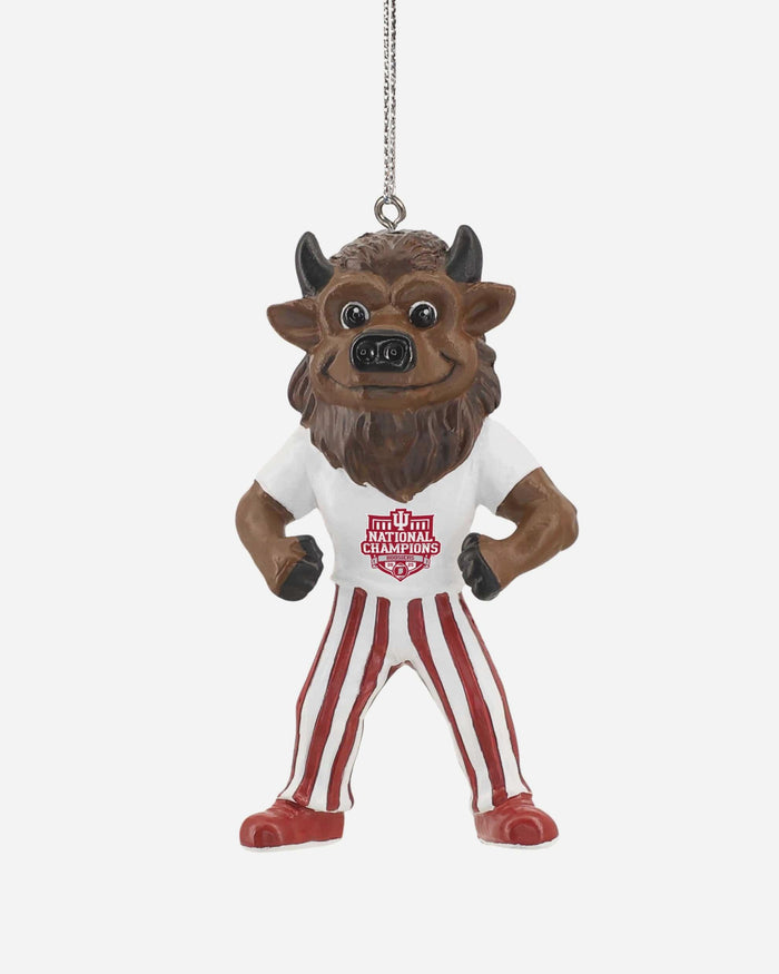 Indiana Hoosiers 2025 Football National Champions Mascot Ornament FOCO - FOCO.com