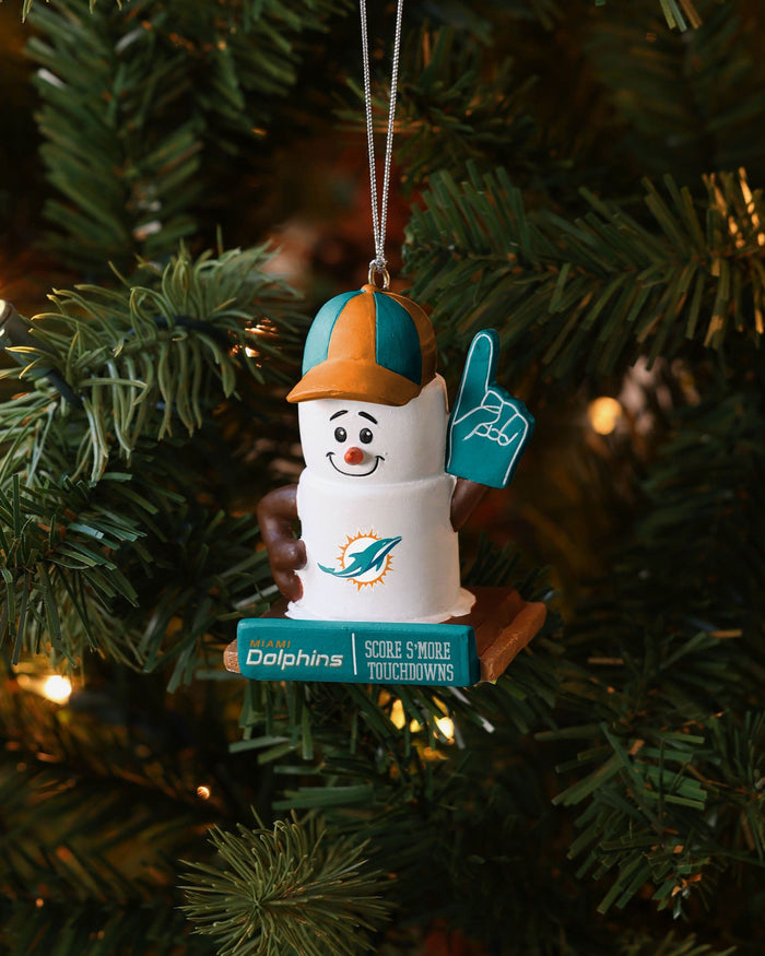 Miami Dolphins Smores Ornament FOCO - FOCO.com